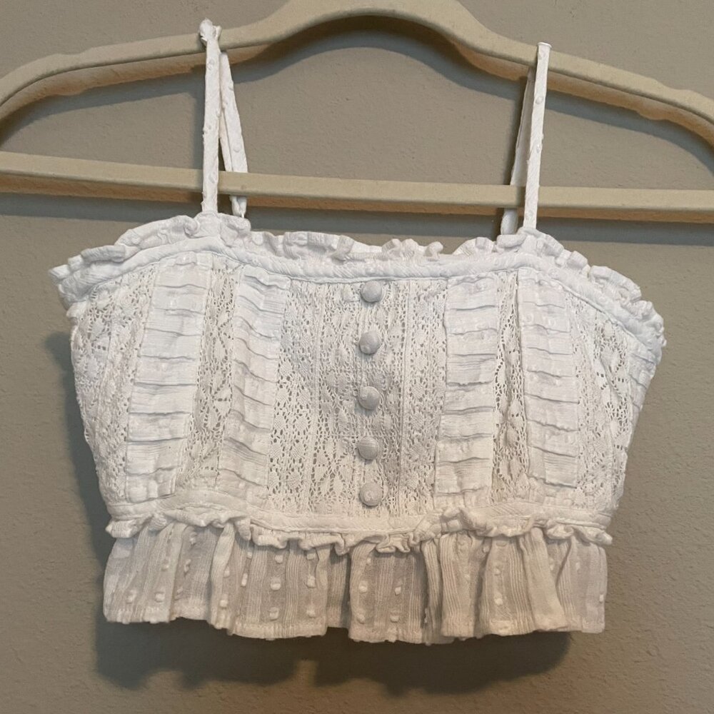 American Eagle, XXS, Lace Crop top